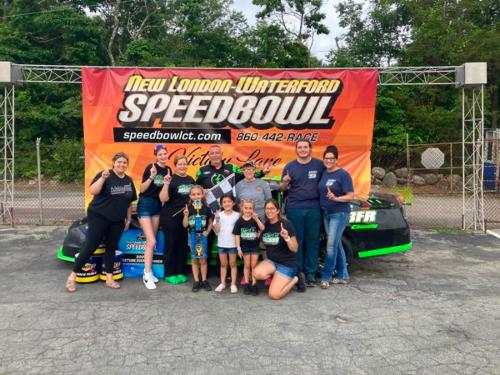 Celebrating in Victory Lane July 8, 2023