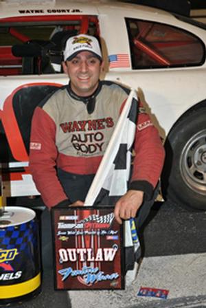 Wayne CouryJr. Outlaw Sportsman Winner - Thompson World Series 2013